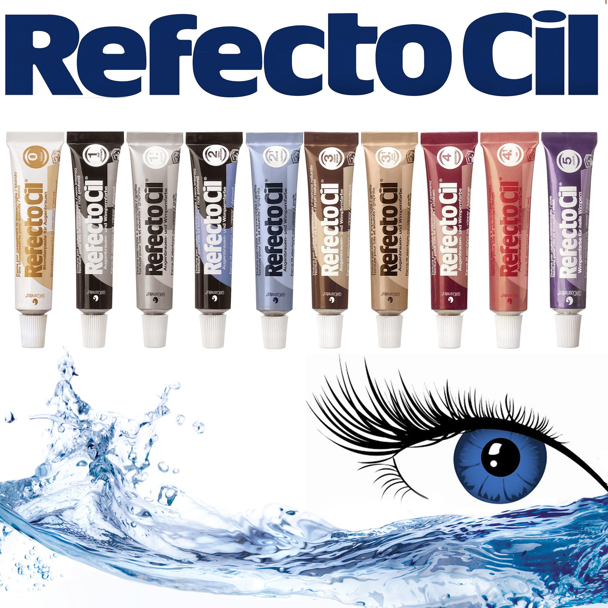 Refectocil Tinta Para Sobrancelhas E Cílios Nº 2 Preto Azulado 15 Ml - Foto 11